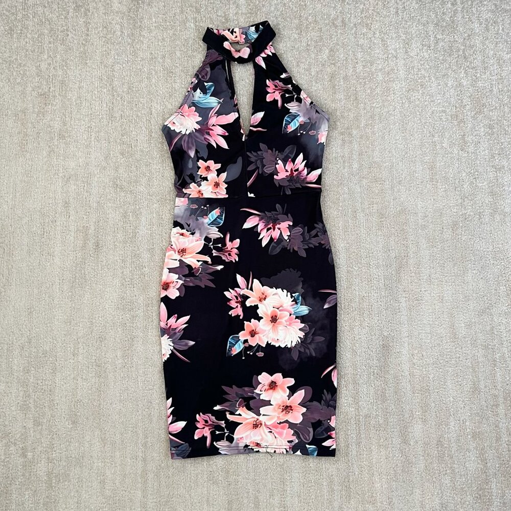 3 for $6 Floral Bodycon Cocktail Summer Sleeveless Dress S
